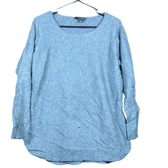 Ann Taylor Womens Sweater Gray 100% Cashmere Long Sleeve Small - Picture 1 of 13